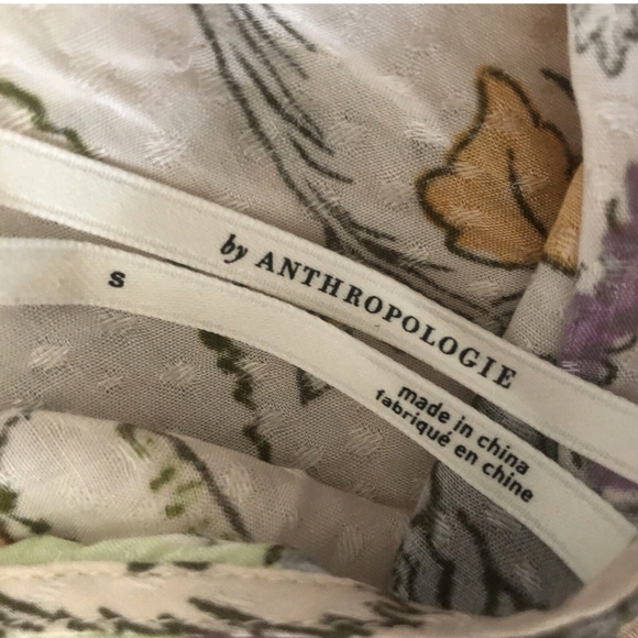 Anthropologie Multicolor Floral Mini Dress - Picture 2 of 9
